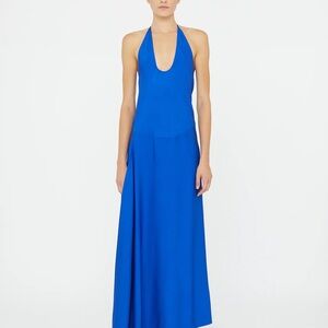 Christopher Esber Floating Split Dress in Blue
